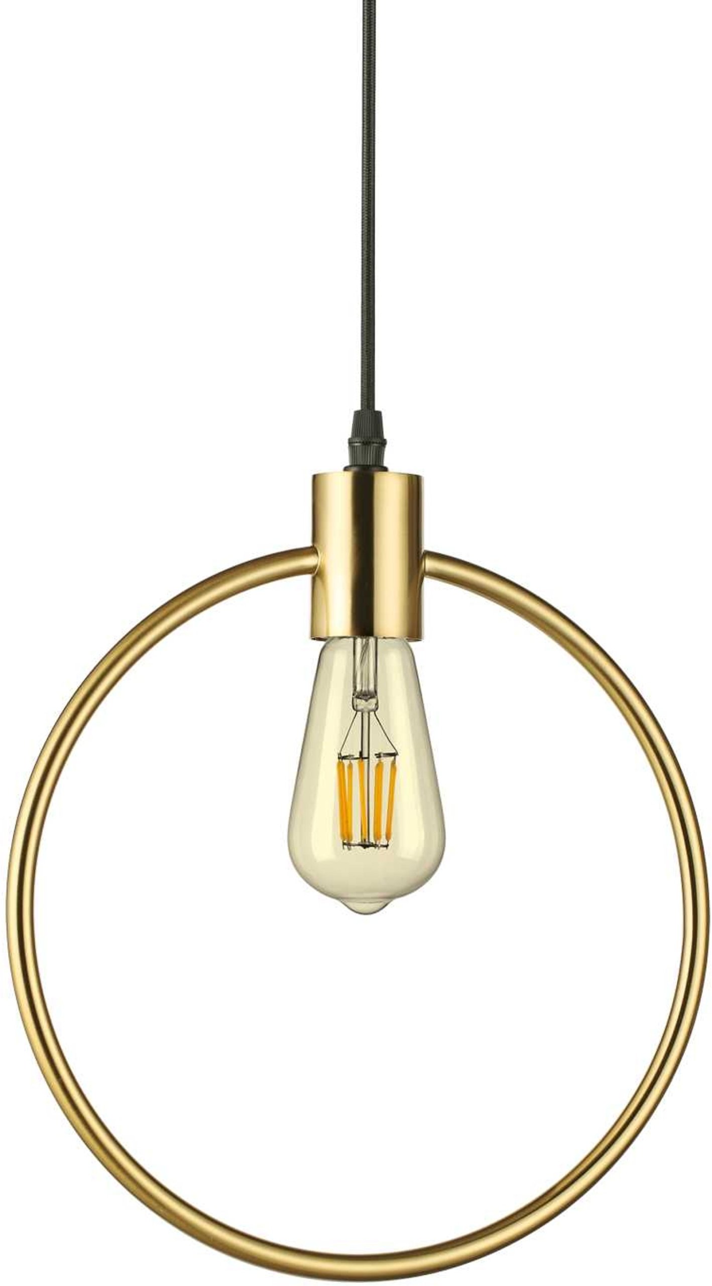 På billedet ser du variationen Abc Sp1, Pendel lampe, metal fra brandet Ideal lux i en størrelse D: 32 cm. x H: 4 cm. x B: 29 cm. i farven Messing