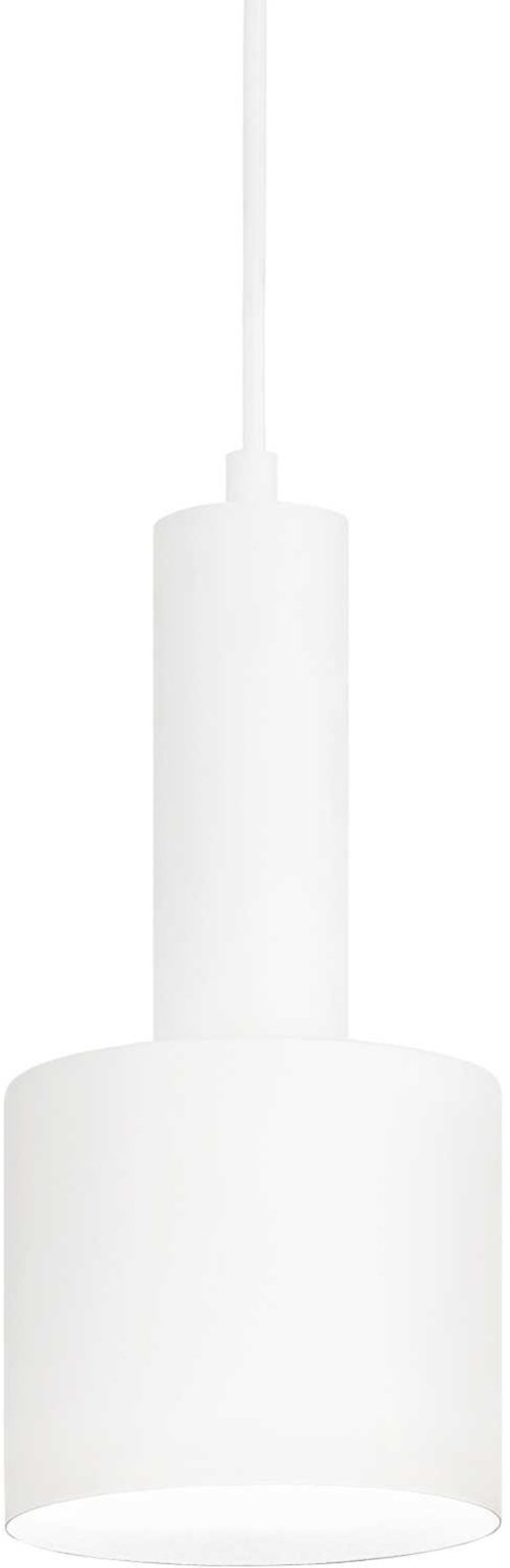 På billedet ser du variationen Holly, Pendel lampe, Sp1, metal fra brandet Ideal Lux i en størrelse D: 12 cm. x H: 25 cm. i farven Hvid