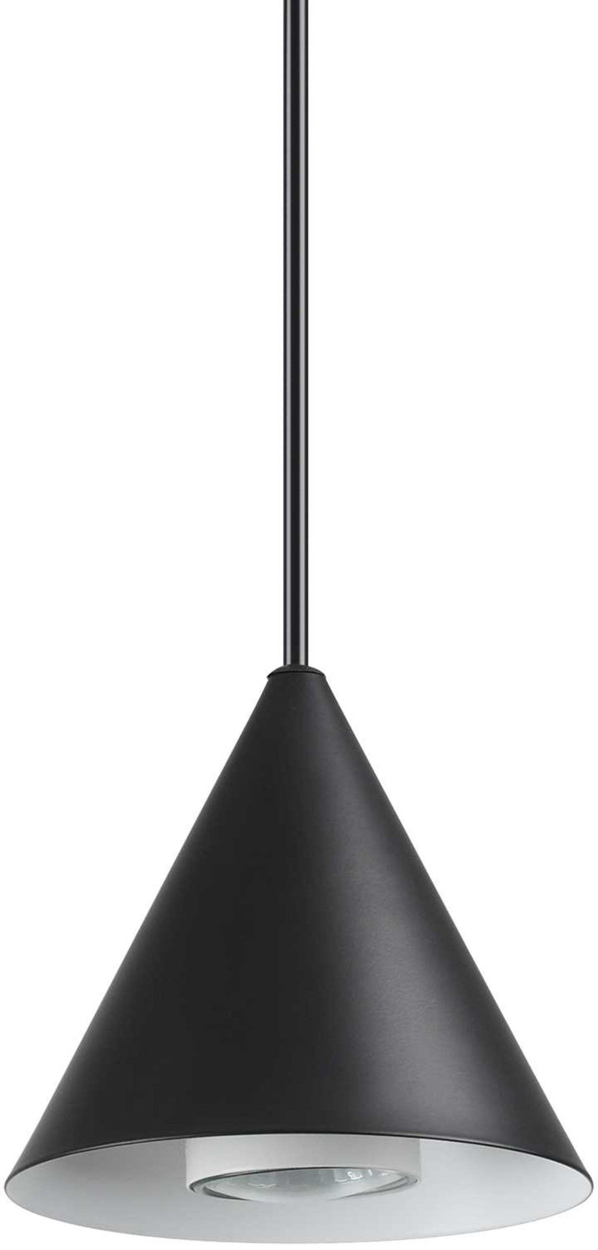 A-Line, Pendel lampe, Sp1, metal by Ideal Lux (D: 13 cm. x H: 11 cm., Sort)