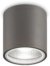 På billedet ser du variationen Gun, Udendørs loftslampe, Pl1, aluminium fra brandet Ideal Lux i en størrelse D: 11 cm. x H: 11 cm. i farven Antracit