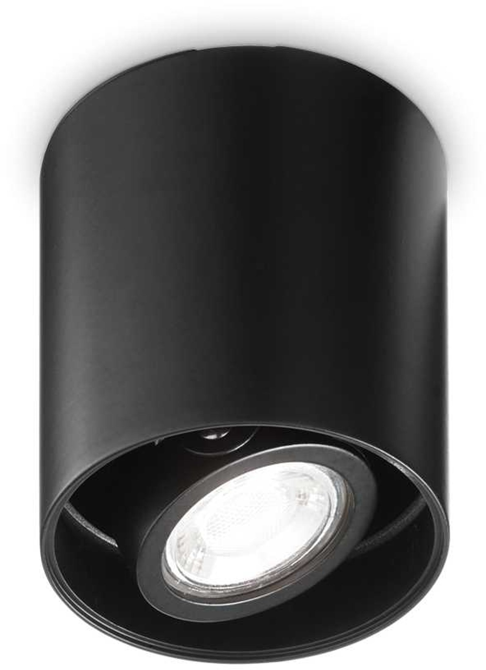 Mood, Loftslampe, Pl1, aluminium by Ideal Lux (D: 9 cm. x H: 10 cm., Sort)
