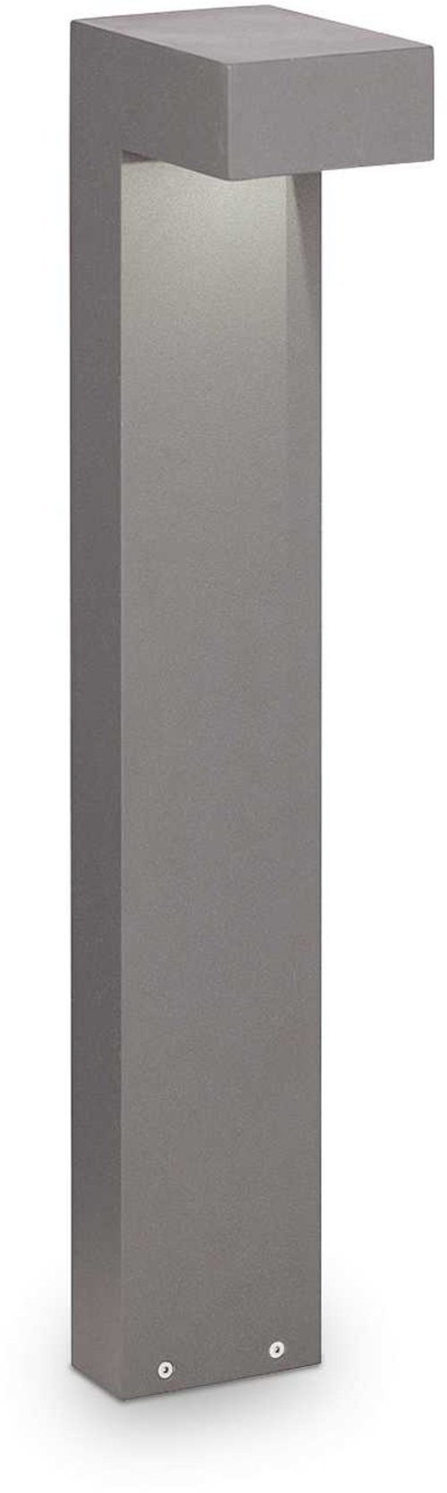 På billedet ser du variationen Sirio, Udendørs gulvlampe, Pt2, aluminium fra brandet Ideal Lux i en størrelse H: 60 cm. x B: 15 cm. x L: 10 cm. i farven Grå