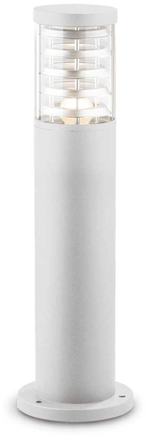 På billedet ser du variationen Tronco, Udendørs gulvlampe, Pt1, aluminium fra brandet Ideal Lux i en størrelse D: 10 cm. x H: 15 cm. i farven Hvid