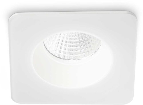 På billedet ser du variationen Room-65, Indbygningslampe, Fi, aluminium fra brandet Ideal Lux i en størrelse H: 5 cm. x B: 8 cm. x L: 10 cm. i farven Hvid