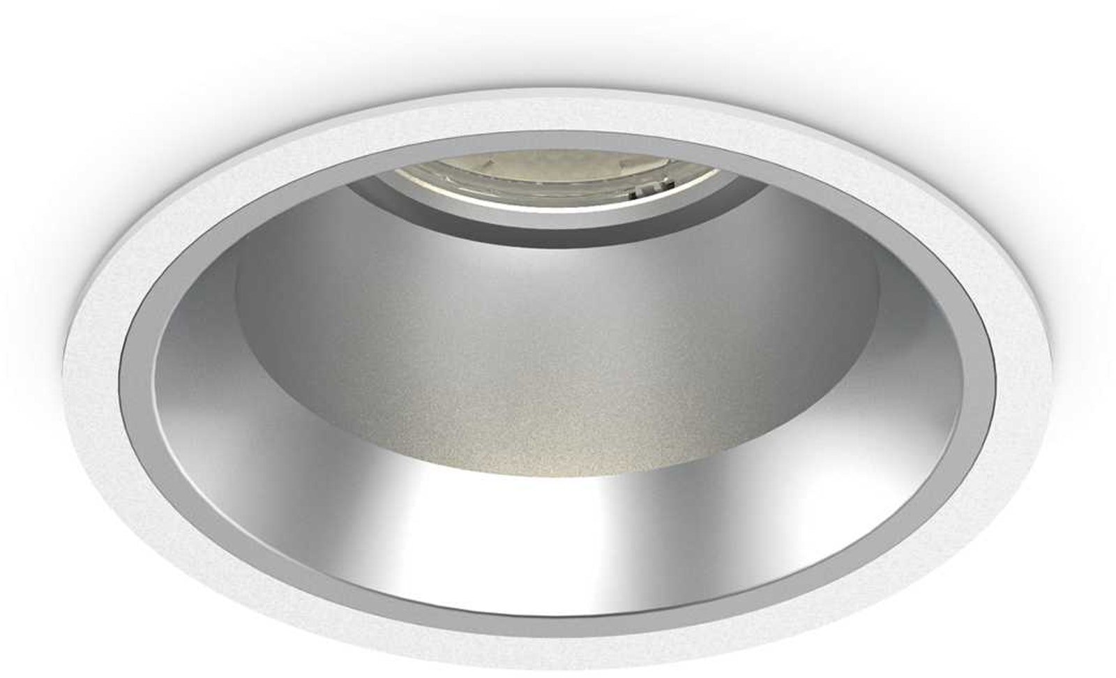 Off, Indbygningslampe, Fi, aluminium by Ideal Lux (D: 11 cm. x H: 7 cm., Hvid/3000 kelvin)