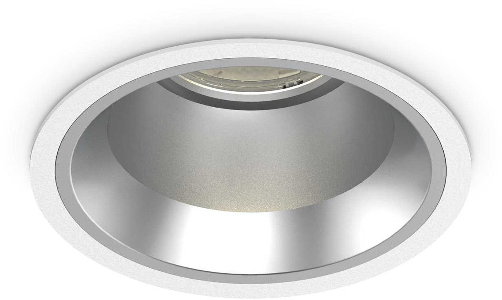 Off, Indbygningslampe, Fi, aluminium by Ideal Lux (D: 16 cm. x H: 10 cm., Hvid/3000 kelvin)
