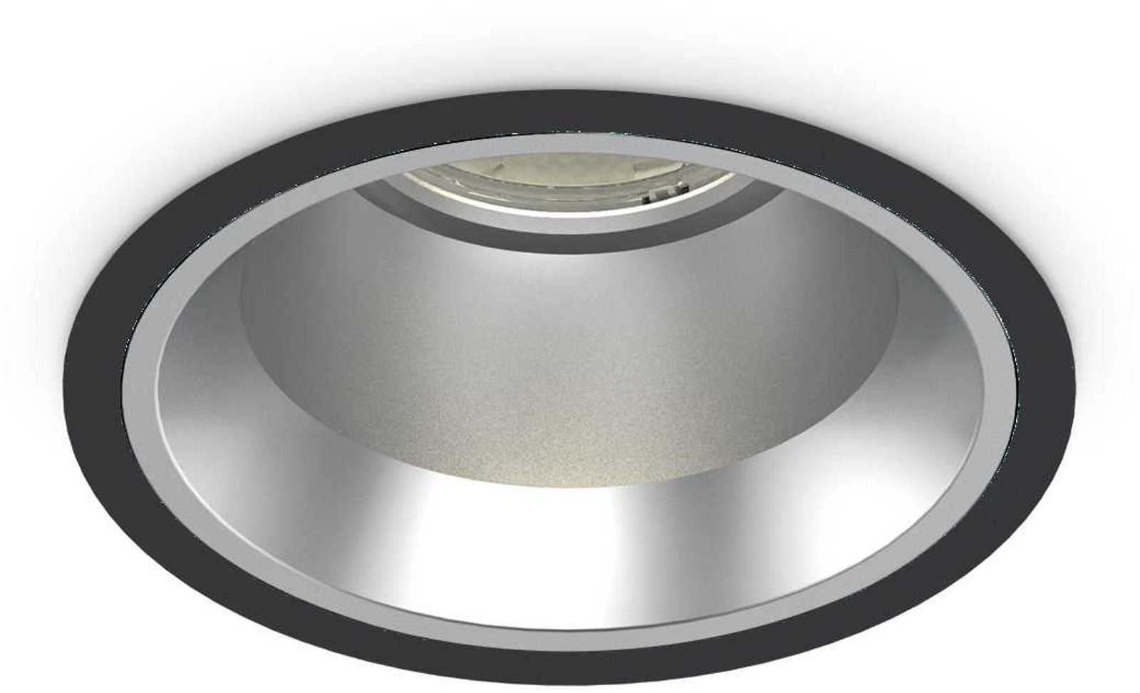 Off, Indbygningslampe, Fi, aluminium by Ideal Lux (D: 11 cm. x H: 7 cm., Sort/4000 kelvin)
