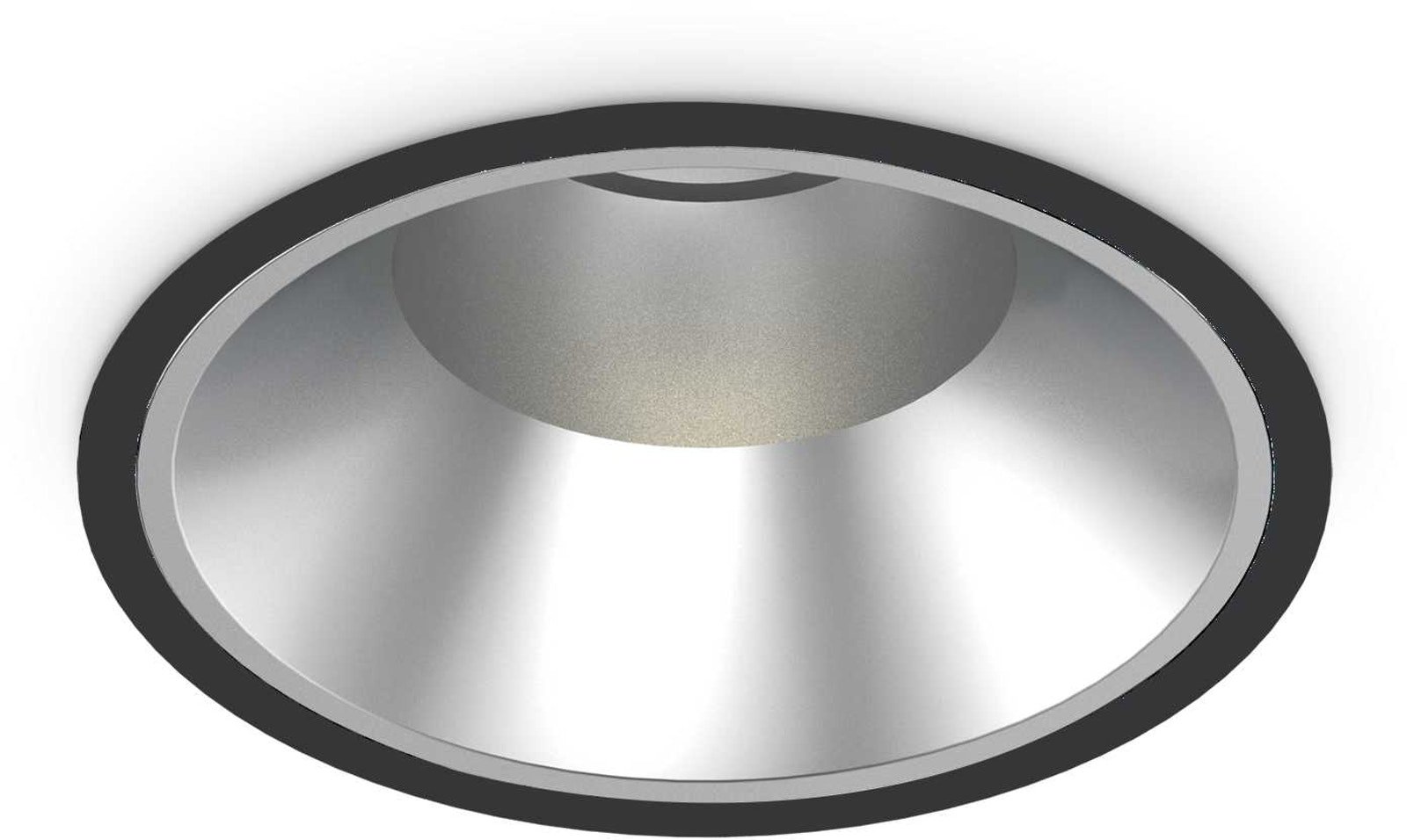 Off, Indbygningslampe, Fi, aluminium by Ideal Lux (D: 21 cm. x H: 13 cm., Sort/3000 kelvin)