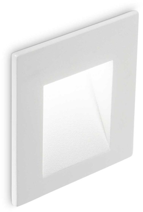 På billedet ser du variationen Bit, Udendørs indbygningslampe, Fi, aluminium fra brandet Ideal Lux i en størrelse H: 7 cm. x B: 7 cm. x L: 6 cm. i farven Hvid/3000 kelvin