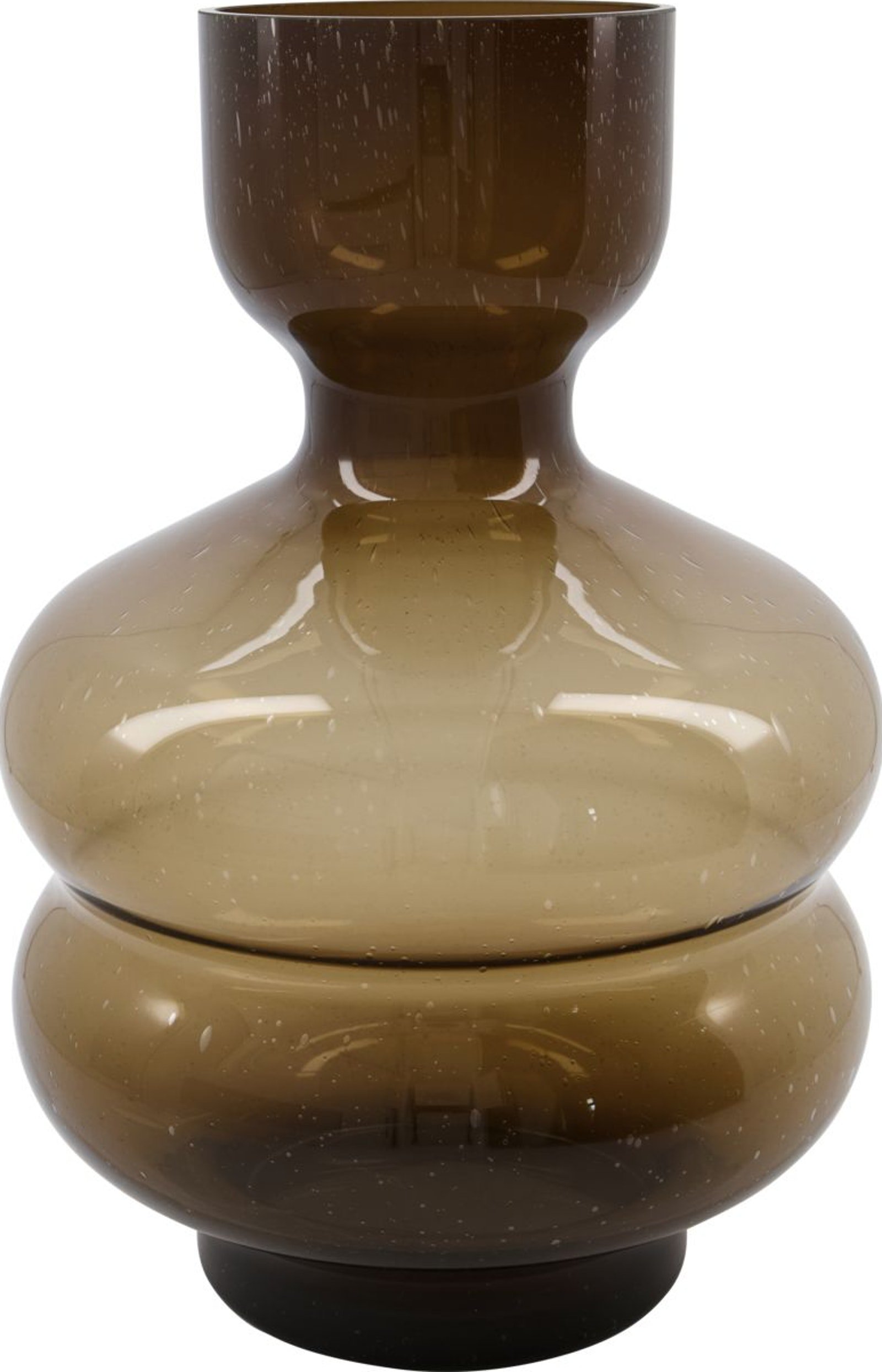 Billede af Organi, Vase, glas by House Doctor (D: 24 cm. x H: 35 cm., Amber)