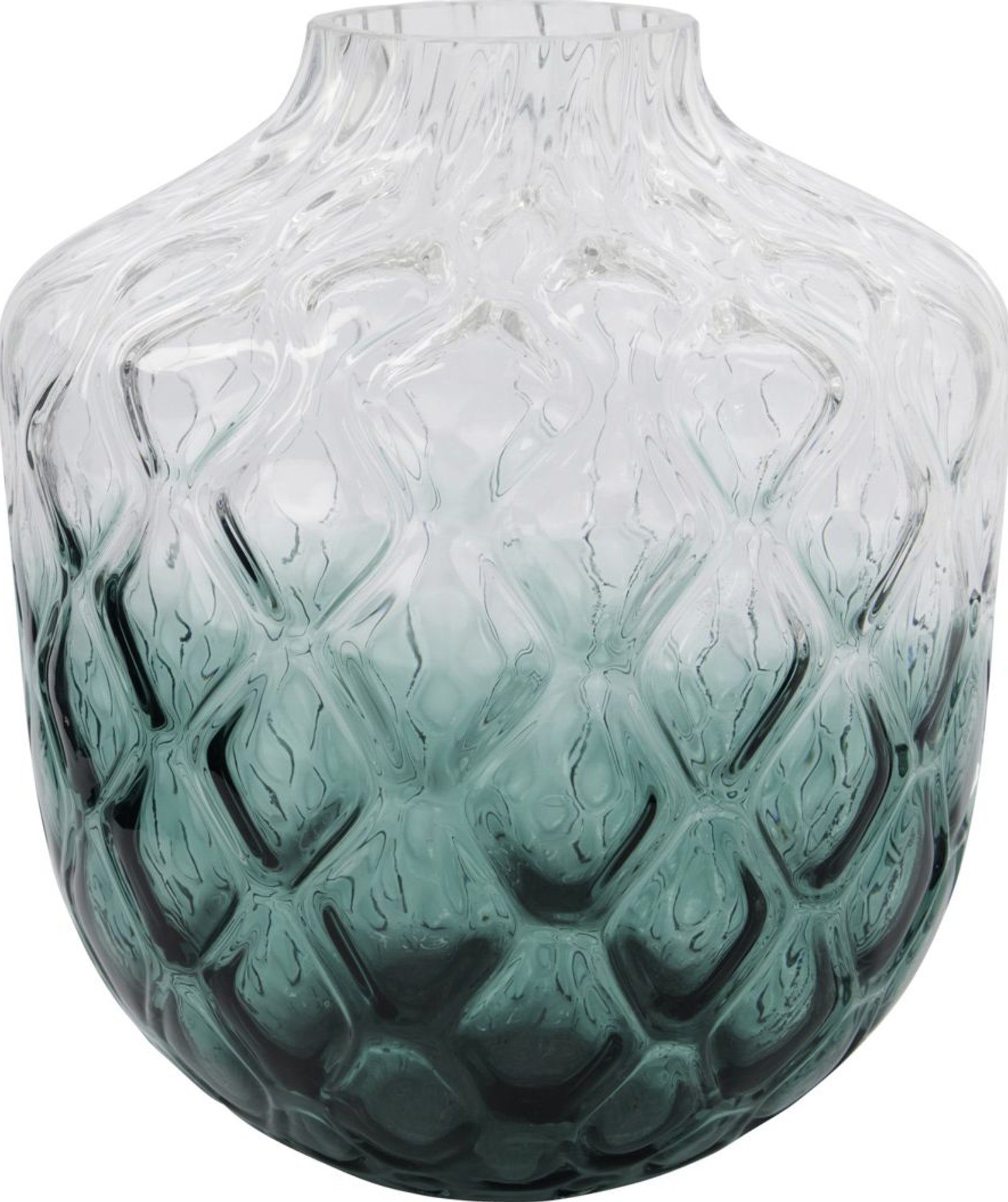 Billede af Art Deco, Vase by House Doctor (D: 24 cm. x H: 31 cm., Grøn)
