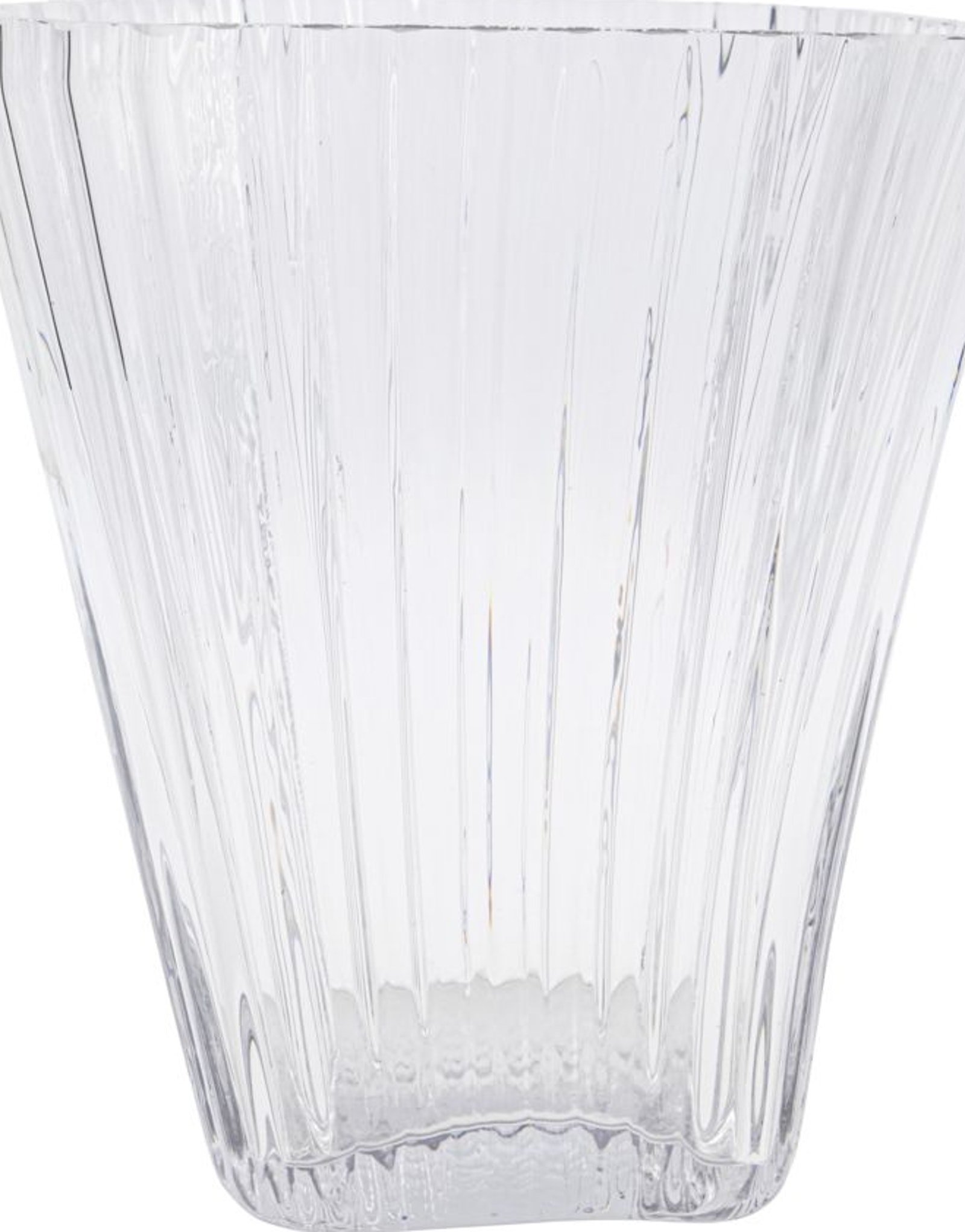 På billedet ser du variationen Orri, Vase fra brandet House Doctor i en størrelse H: 22 cm. x B: 24,5 cm. x L: 24,5 cm. i farven Klar