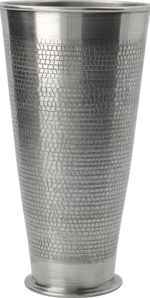 På billedet ser du variationen Arti, Vase/Urtepotte fra brandet House Doctor i en størrelse D: 11 cm. x H: 20 cm. i farven Antik sølv
