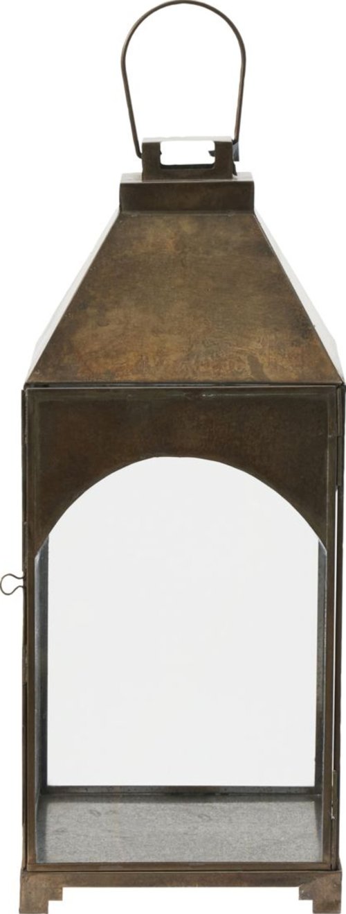 På billedet ser du variationen Arch, Lanterne fra brandet House Doctor i en størrelse H: 43 cm. x B: 18 cm. x L: 18 cm. i farven Antik messing