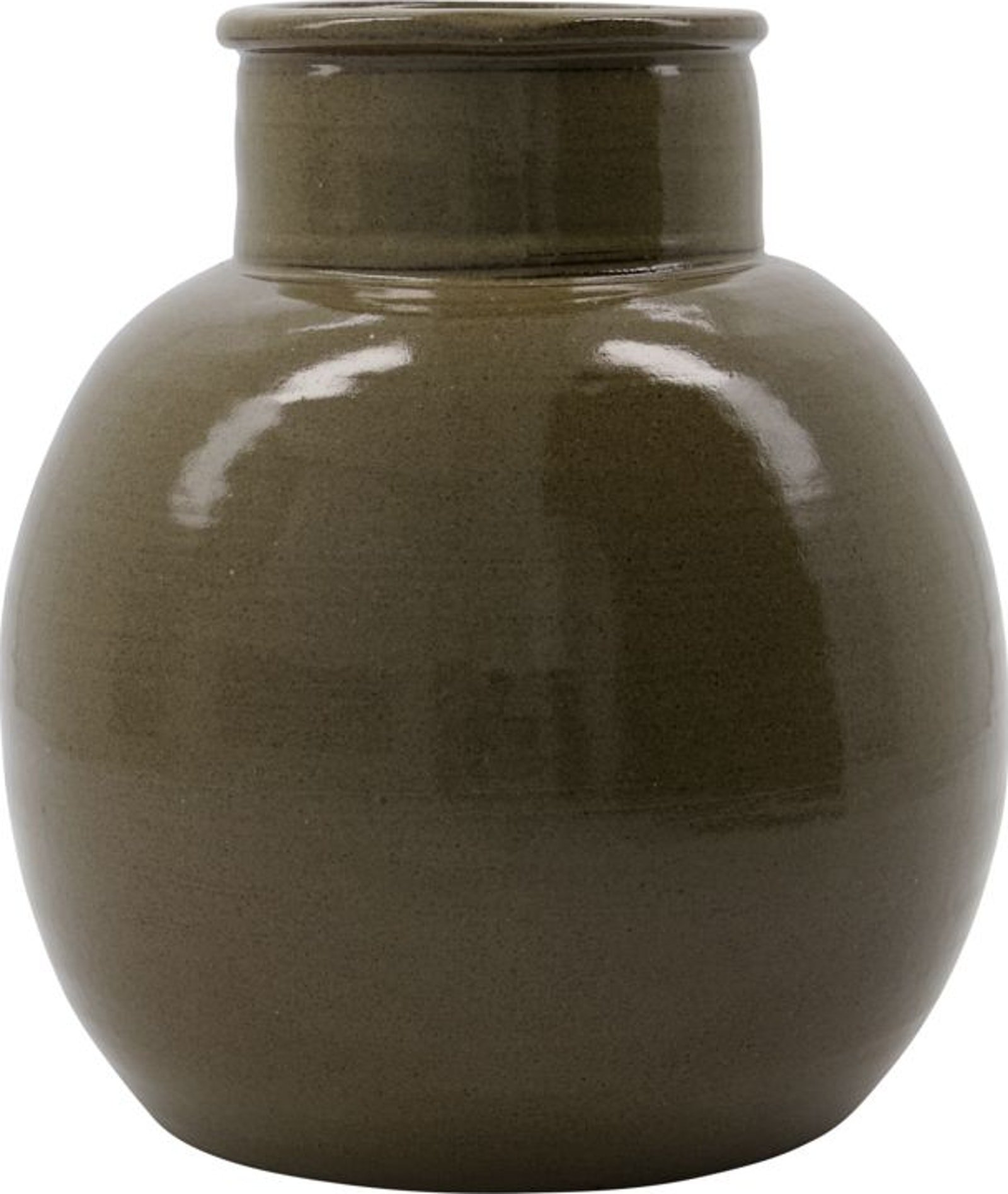 Billede af Aju, Vase by House Doctor (D: 21 cm. x H: 21 cm., Grøn)