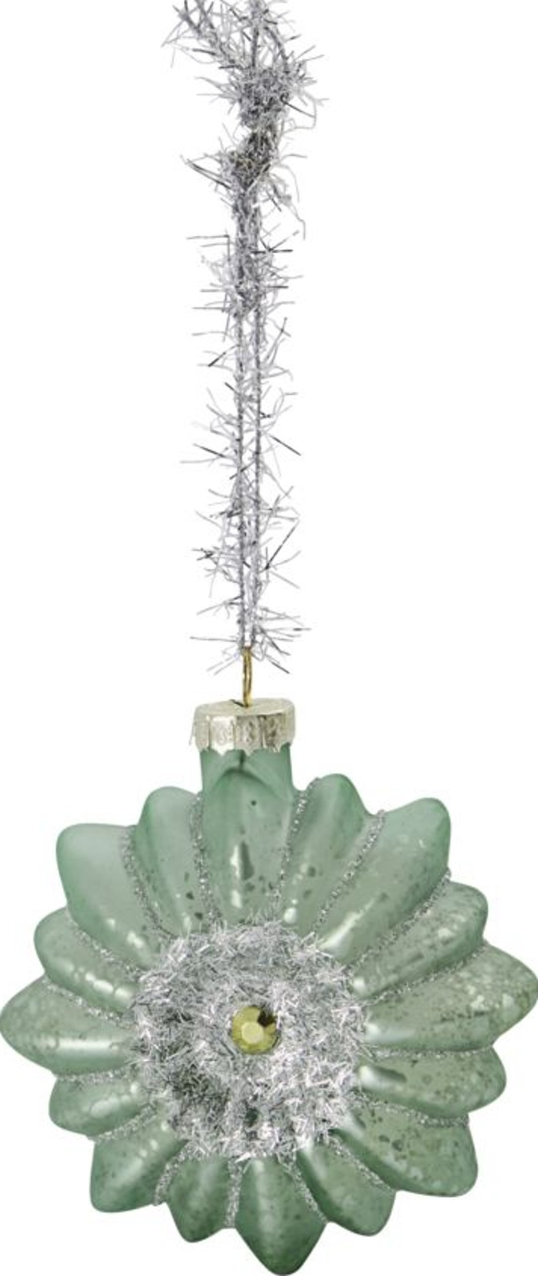 12: Figure, Julepynt by House Doctor (D: 8,5 cm. x H: 4 cm., Støvet grøn)
