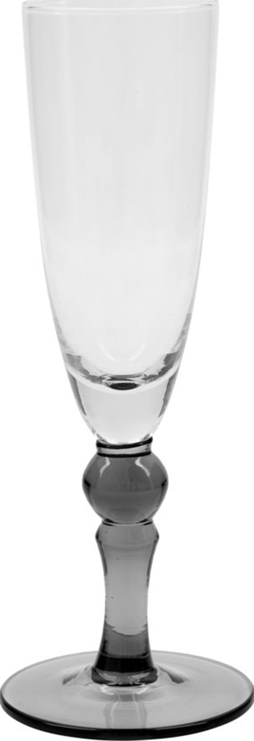 På billedet ser du Meyer, Champagneglas fra brandet House Doctor i en størrelse D: 5,5 cm. x H: 20 cm. i farven Klar/Grå