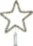 På billedet ser du variationen Joy Topstar, Juletræsstjerne fra brandet House Doctor i en størrelse D: 25 cm. i farven Sølv oxideret