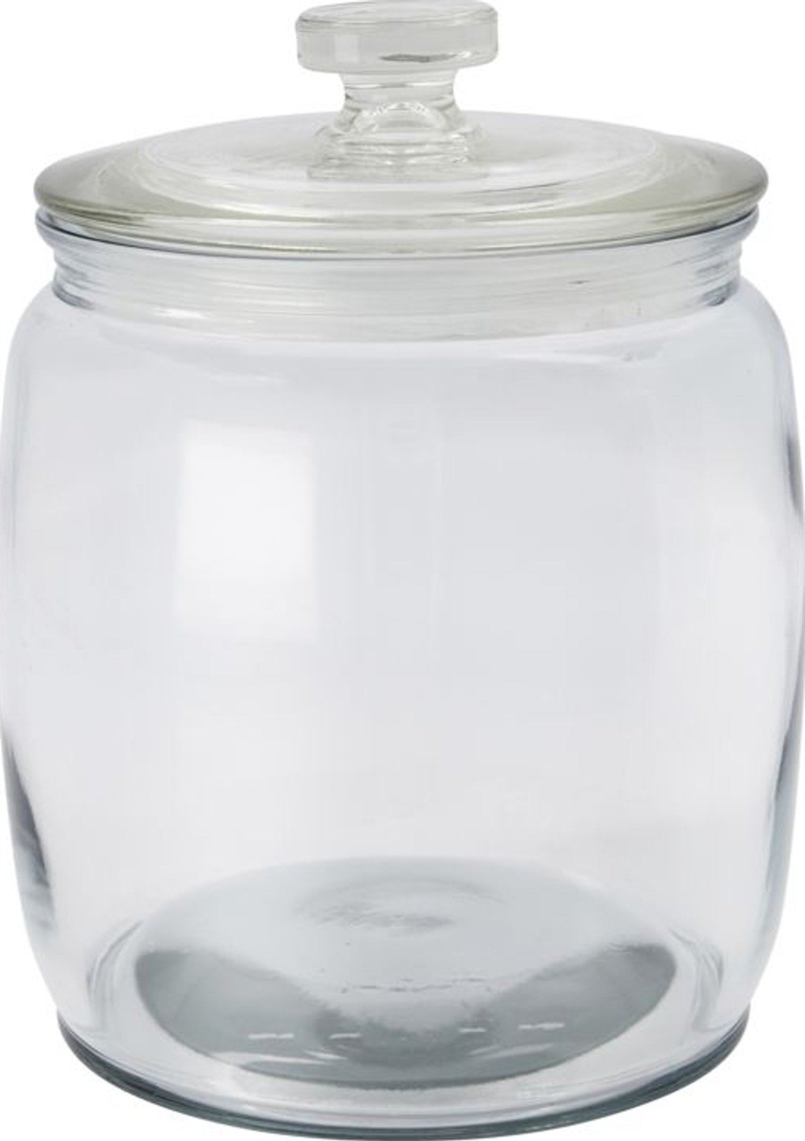 På billedet ser du variationen Ville, Opbevaringsglas fra brandet House Doctor i en størrelse D: 15,3 cm. x H: 19,8 cm. i farven Klar