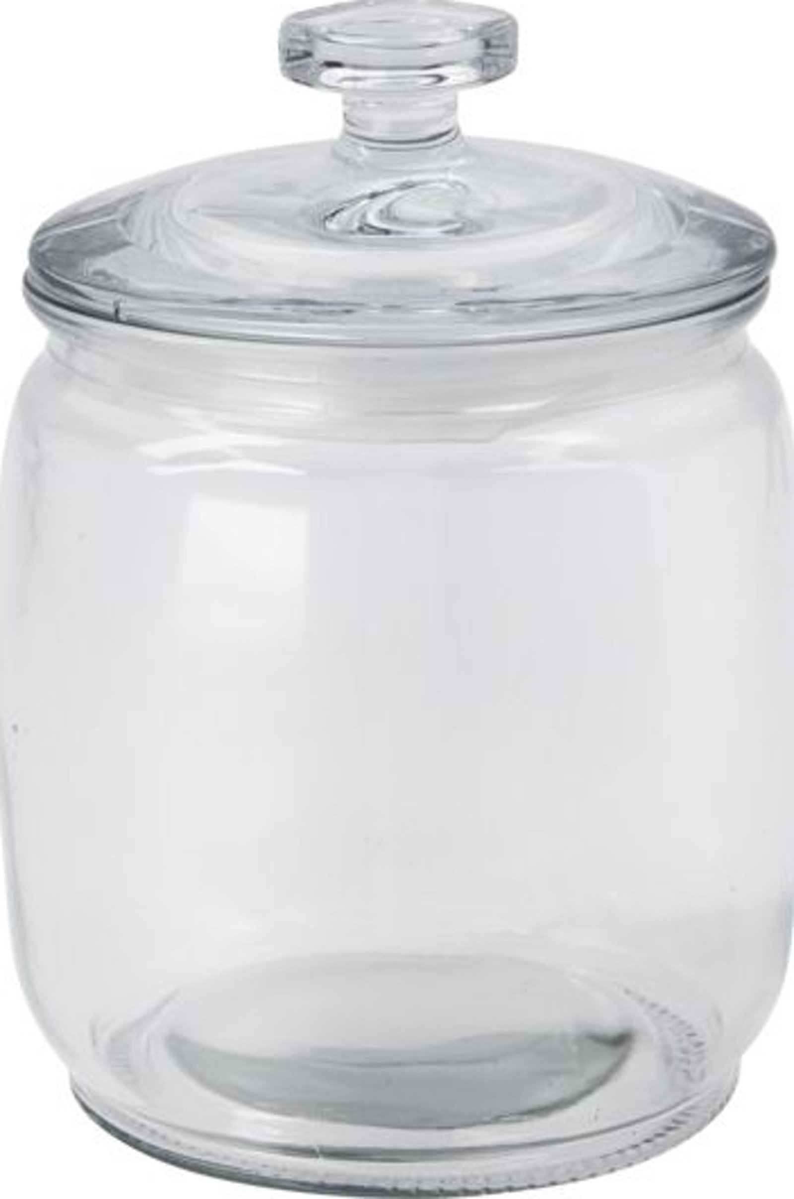 På billedet ser du variationen Ville, Opbevaringsglas fra brandet House Doctor i en størrelse D: 11 cm. x H: 14,6 cm. i farven Klar