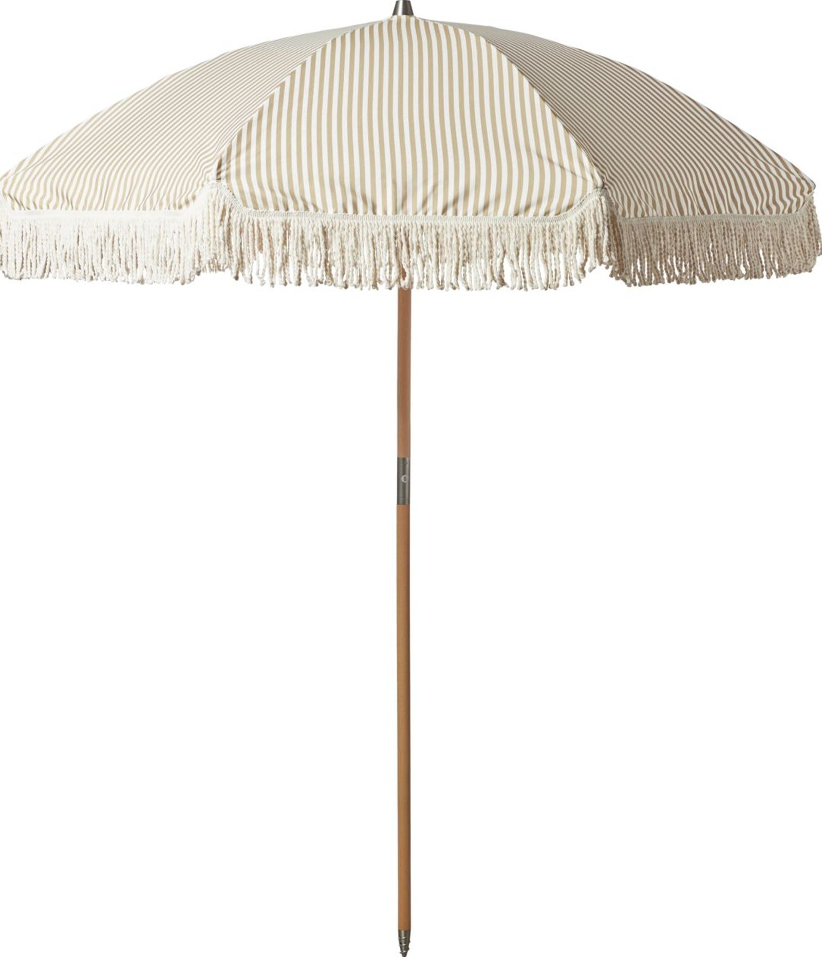 Umbra, Parasol, Polyester, Bøgetræ by House Doctor (D: 200 cm. x H: 230 cm., Sand)