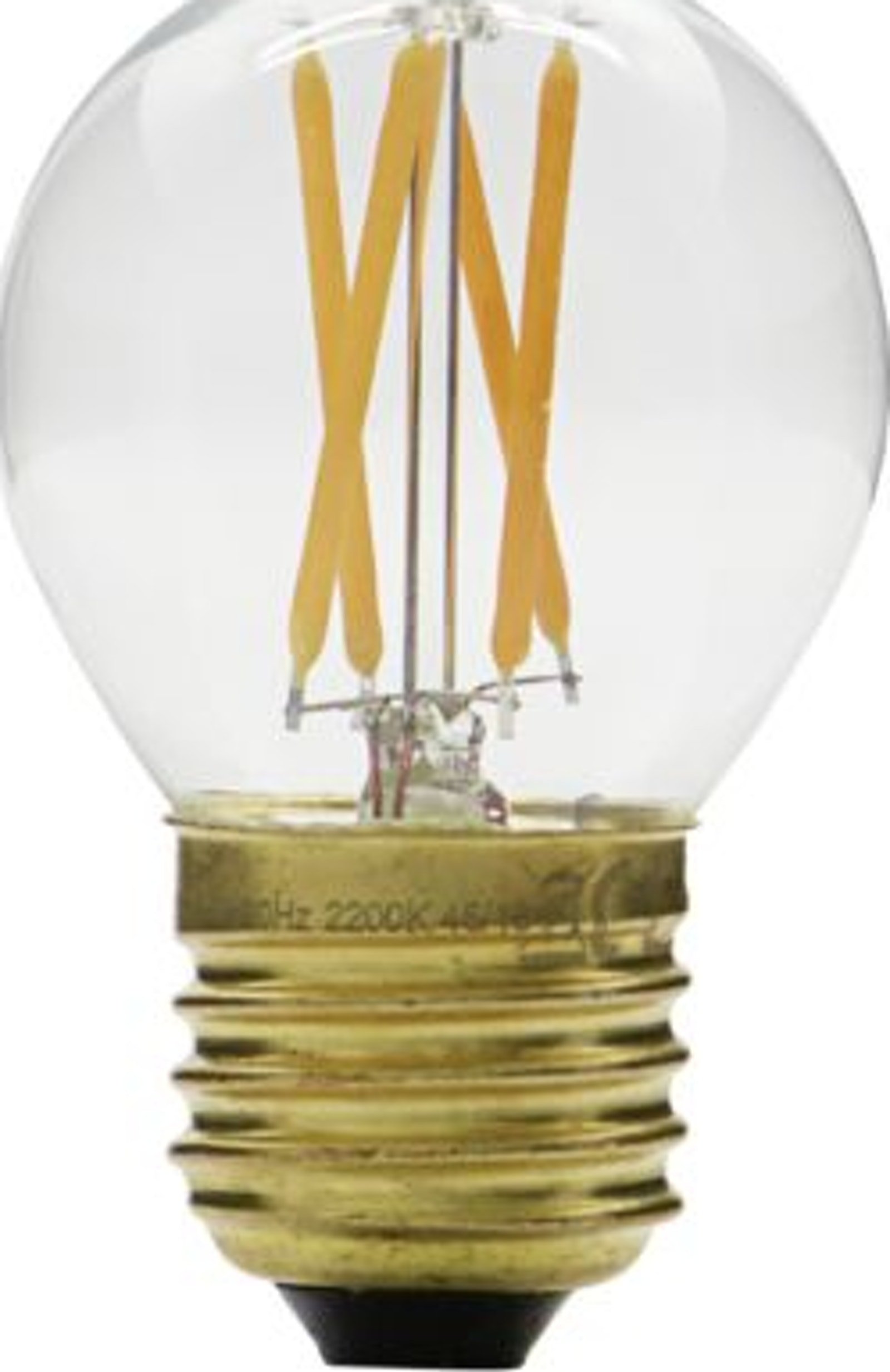 På billedet ser du Krone, LED pære fra brandet House Doctor i en størrelse D: 4,5 cm. x H: 7,5 cm. i farven Klar