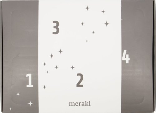 På billedet ser du variationen Advent, Gaveæske fra brandet Meraki i en størrelse H: 8 cm. x B: 31 cm. x L: 43 cm. i farven Hvid/Sort