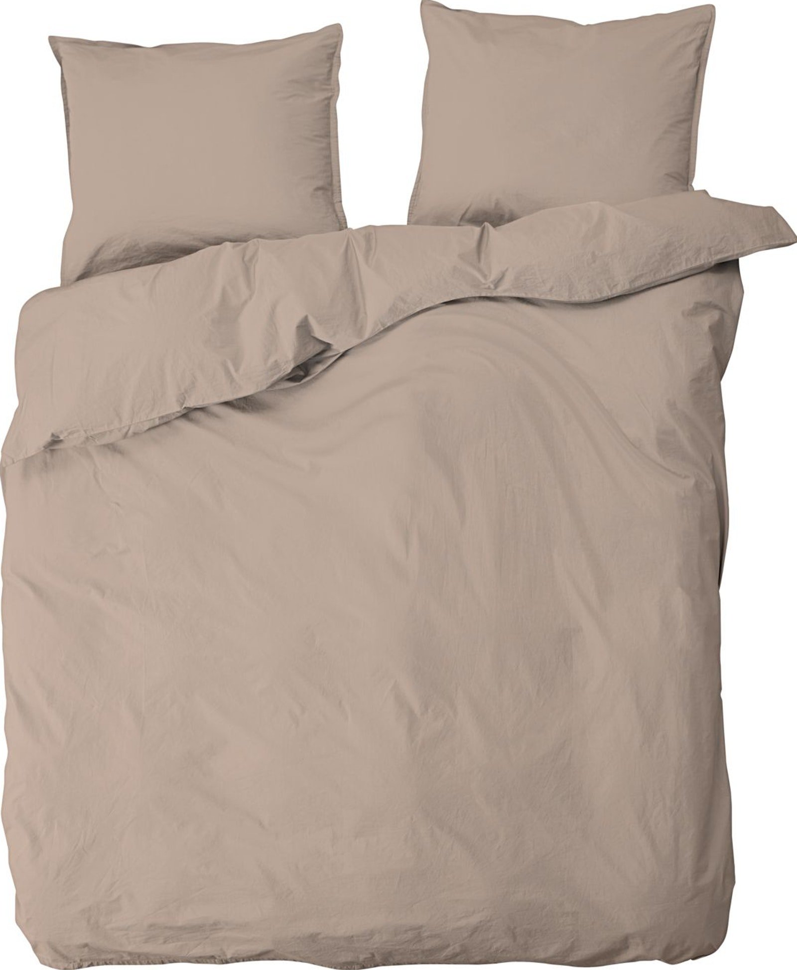 16: Ingrid, Dobbelt sengesæt, Økologisk bomuld by byNORD (B: 200 cm. x L: 220 cm., Straw)
