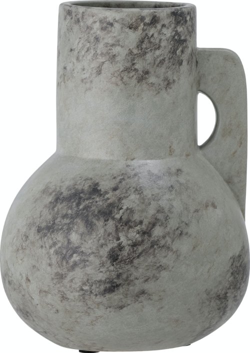 På billedet ser du variationen Tias, Vase, Keramik fra brandet Bloomingville i en størrelse H: 23 cm. x B: 18 cm. x L: 18 cm. i farven Grå