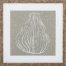 På billedet ser du variationen Pistoia, Illustration med ramme, Valnød fra brandet Bloomingville i en størrelse H: 32 cm. x B: 1 cm. x L: 32 cm. i farven Brun