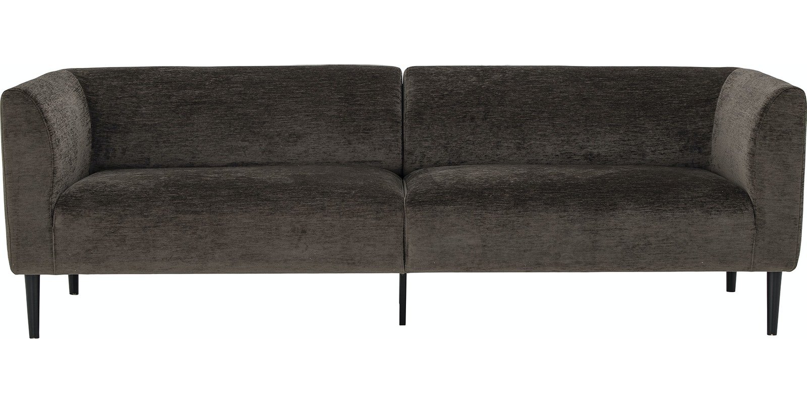 Lanna, 4-personers sofa, Polyester by Bloomingville (H: 77 cm. x B: 84 cm. x L: 238 cm., Brun)
