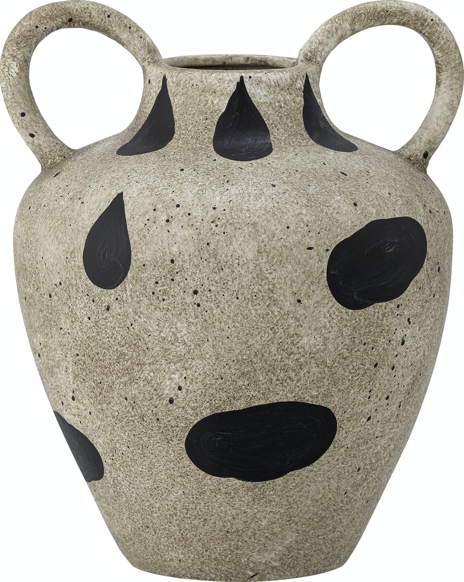 På billedet ser du variationen Taye, Vase, Stentøj fra brandet Bloomingville i en størrelse D: 18 cm. x H: 22 cm. i farven Natur