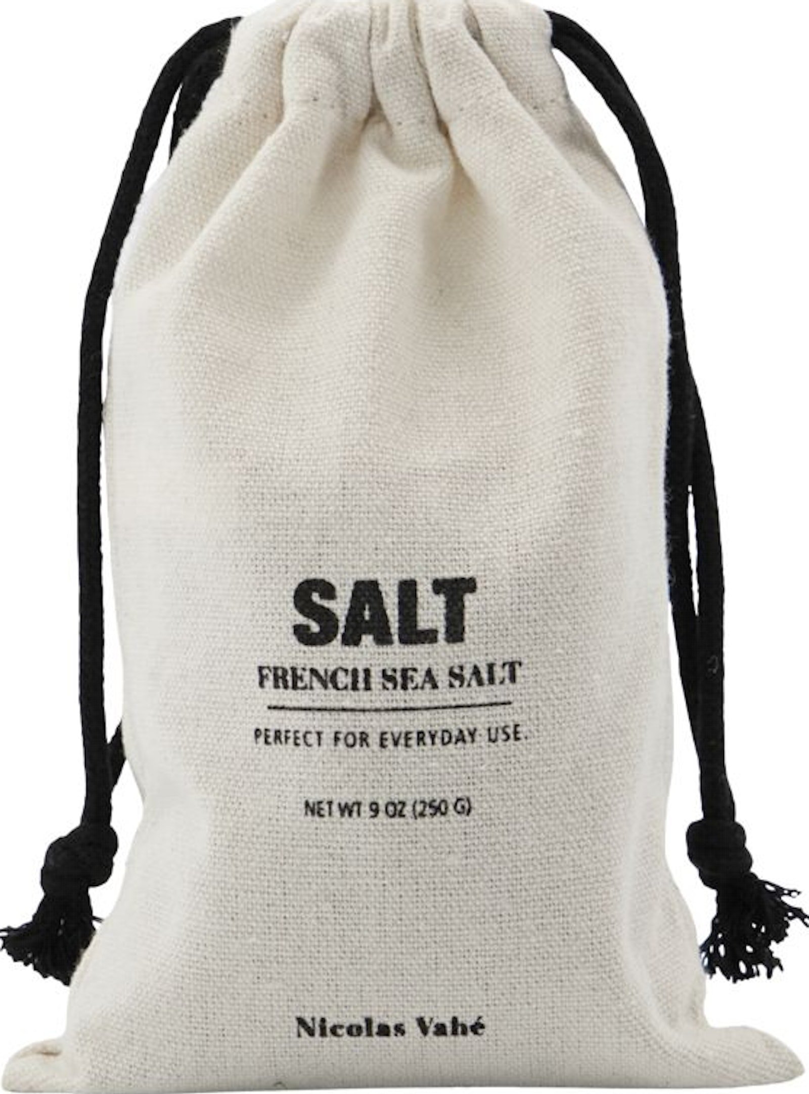 På billedet ser du variationen Salt i pose, 250 g fra brandet Nicolas Vahé i en størrelse B: 11 cm. x L: 17 cm. i farven Hvid/Sort