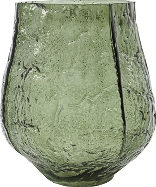 På billedet ser du variationen Moun, Vase fra brandet House Doctor i en størrelse D: 22 cm. x H: 22 cm. i farven Mørkegrøn