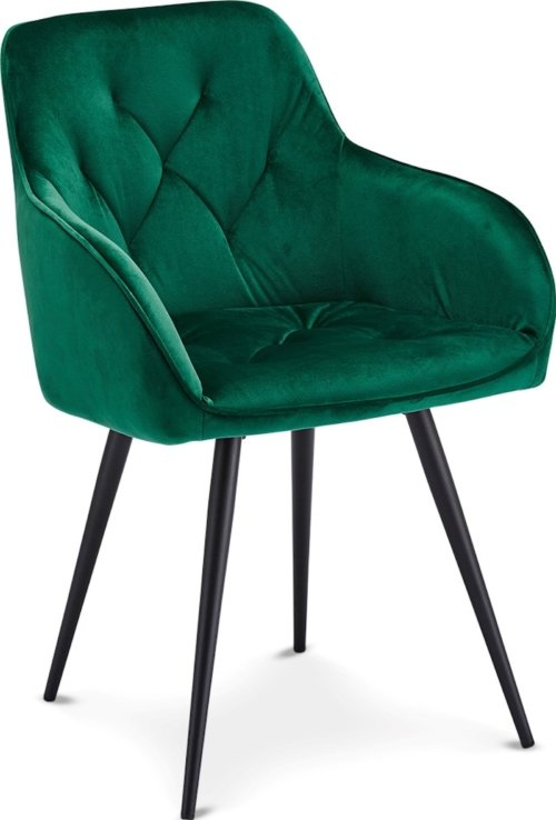 På billedet ser du variationen Hopton, Spisebordsstol med armlæn, Stof fra brandet Raymond & Hallmark i en størrelse Ja i farven Grøn