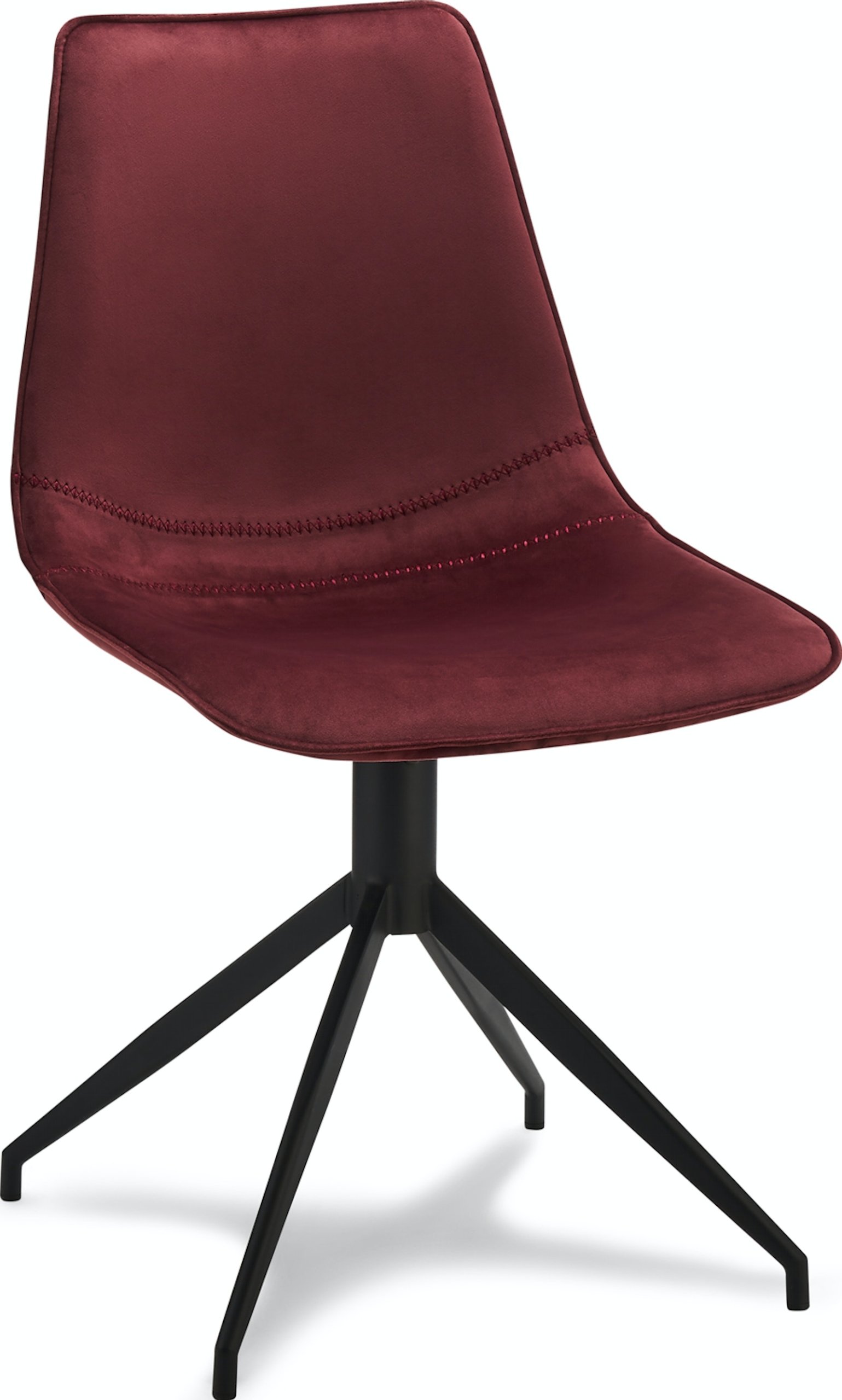 Montrose, Spisebordsstol, Fløjl by Raymond & Hallmark (H: 85 cm. x B: 48 cm. x D: 57 cm., Rød)