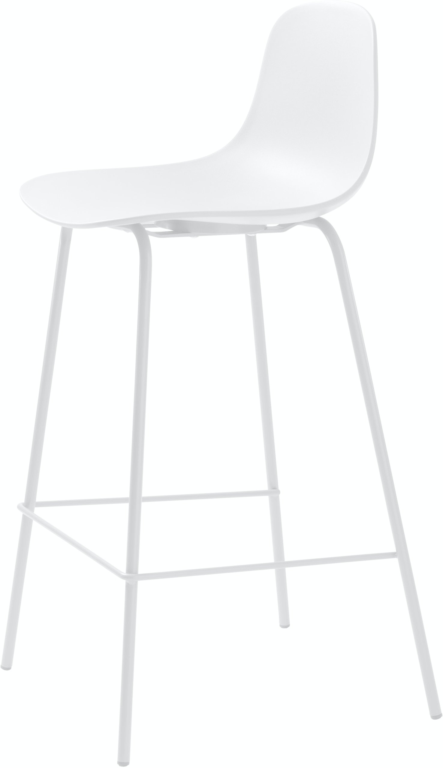 På billedet ser du variationen Whitby, Barstol, metal fra brandet Unique Furniture i en størrelse H: 92,5 cm. x B: 40,5 cm. x L: 47,5 cm. i farven Hvid
