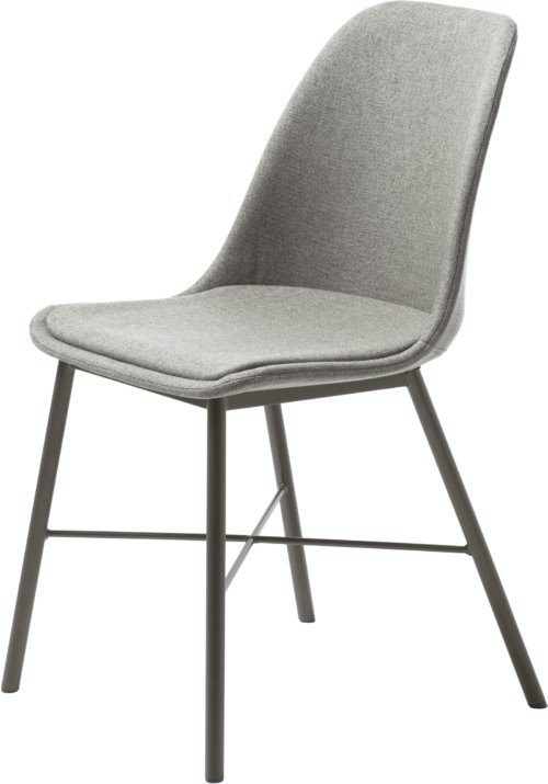 På billedet ser du variationen Whistler, Spisebordsstol, stof fra brandet Unique Furniture i en størrelse H: 83,5 cm. x B: 47 cm. x L: 54 cm. i farven Grå