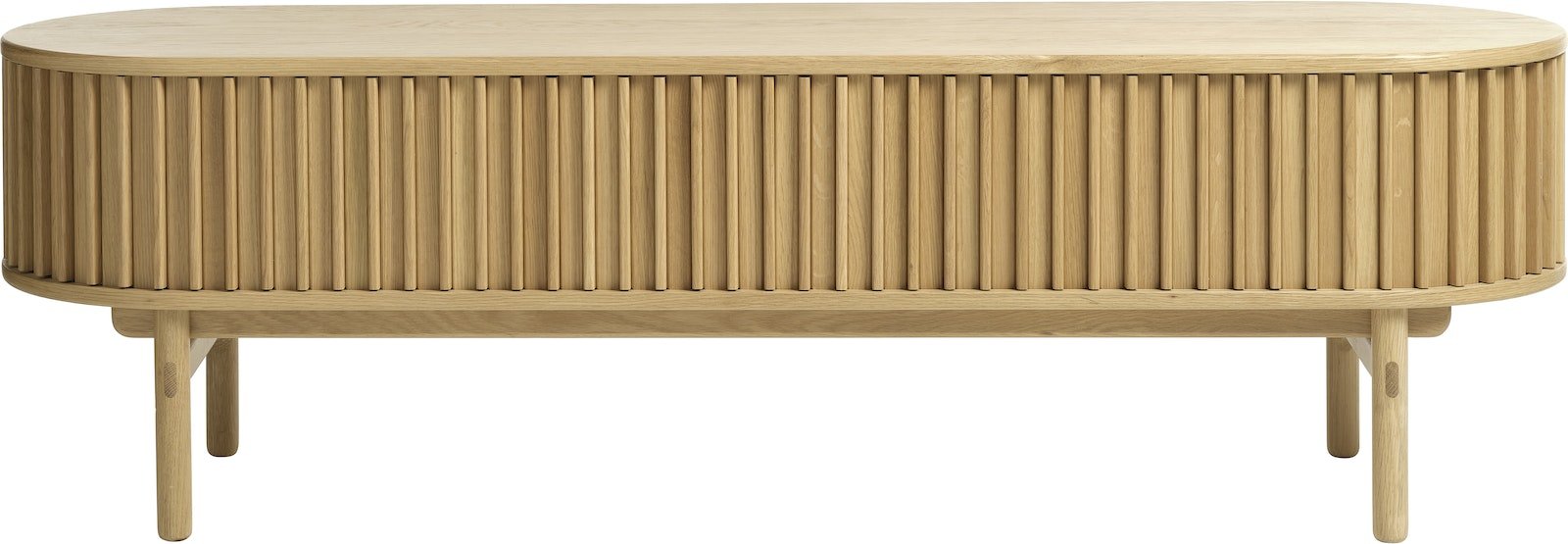 På billedet ser du Carno, Tv-bord, egetræ fra brandet Unique Furniture i en størrelse H: 48 cm. x B: 160 cm. x L: 45 cm. i farven Natur