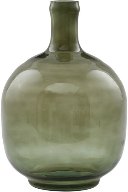 På billedet ser du Tinka, Vase fra brandet House Doctor i en størrelse D: 16,5 cm. x H: 23,5 cm. i farven Mørkegrøn