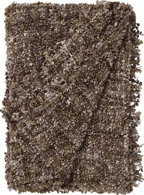 På billedet ser du variationen Ronja, Plaid fra brandet Cozy Living i en størrelse B: 130 cm. x L: 170 cm. i farven Brun