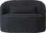 På billedet ser du variationen Effie, Sofa fra brandet Cozy Living i en størrelse H: 82,5 cm. x B: 67,5 cm. x L: 122 cm. i farven Sort