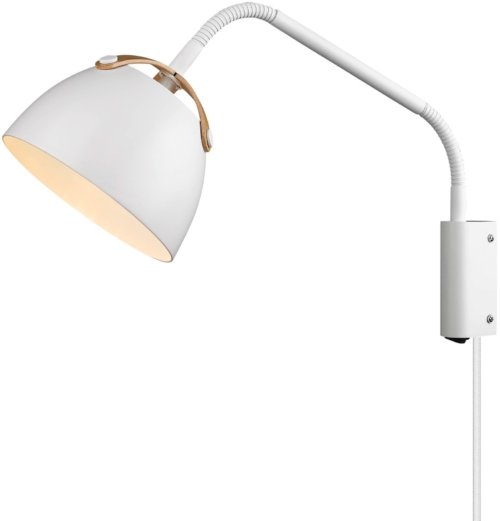 På billedet ser du variationen Oslo, Væglampe, 35W fra brandet Halo Design i en størrelse D: 16 cm. x H: 20 cm. i farven Hvid