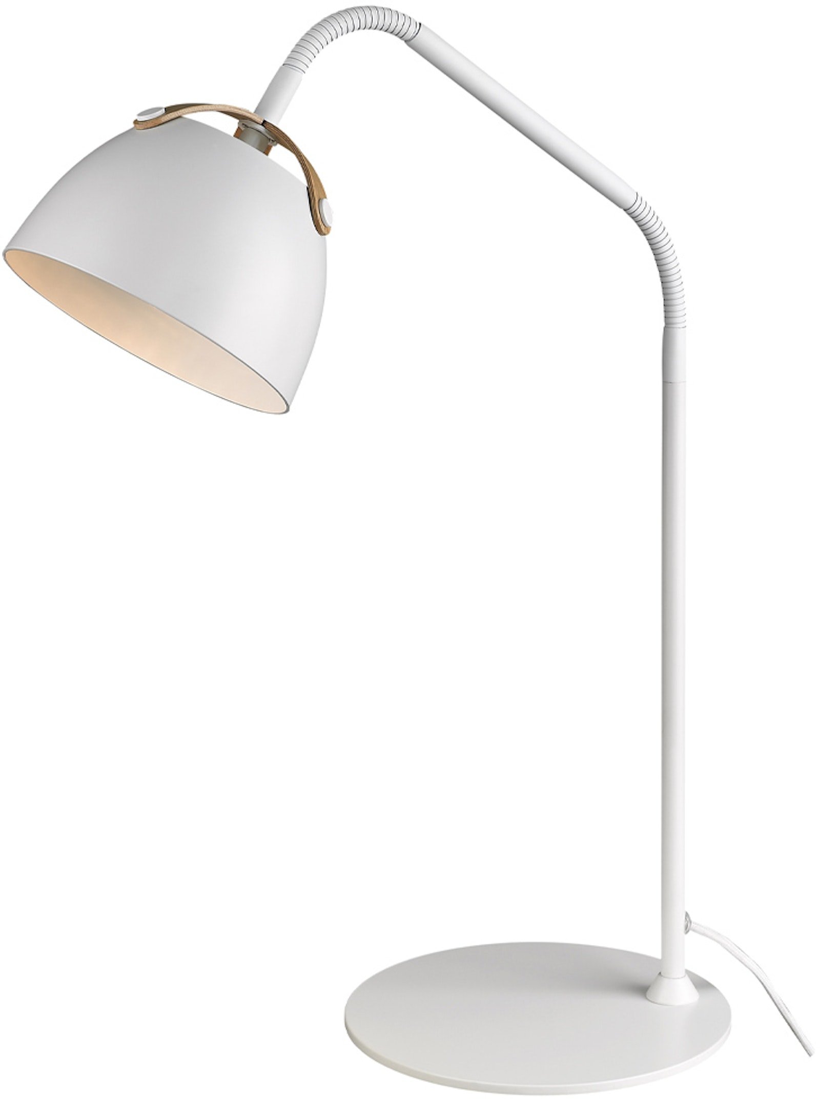 På billedet ser du variationen Oslo, Bordlampe, 35W fra brandet Halo Design i en størrelse D: 16 cm. x H: 45 cm. i farven Hvid