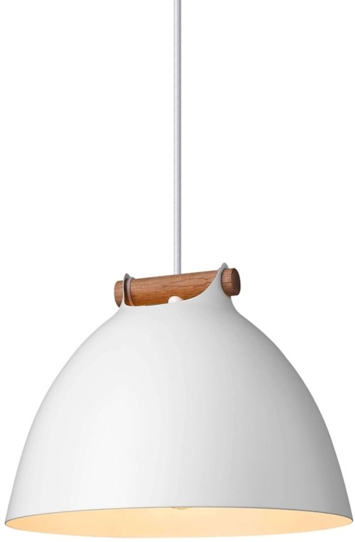 På billedet ser du variationen Århus, Pendel lampe, Metal fra brandet Halo Design i en størrelse D: 24 cm. x H: 18 cm. i farven Hvid