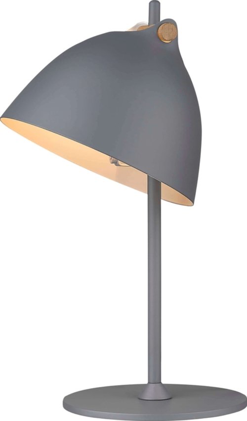 På billedet ser du variationen Århus, Bordlampe, 28W, Metal fra brandet Halo Design i en størrelse D: 18 cm. x H: 35 cm. i farven Grå