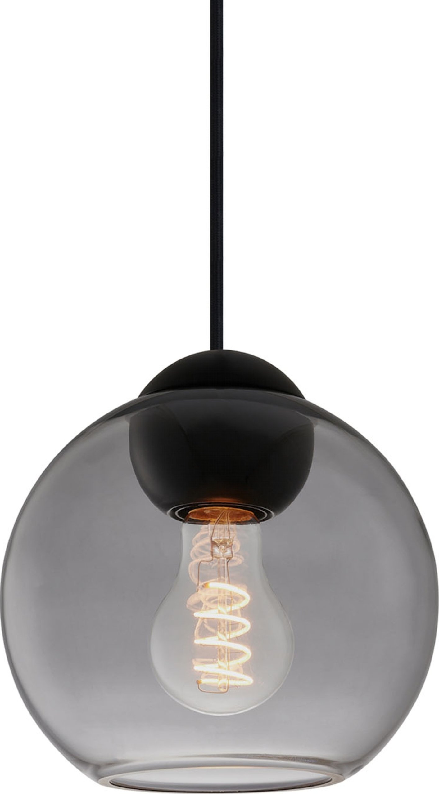 På billedet ser du Bubbles, Pendel lampe, E27, 60W fra brandet Halo Design i en størrelse D: 18 cm. x H: 18 cm. i farven Smoke