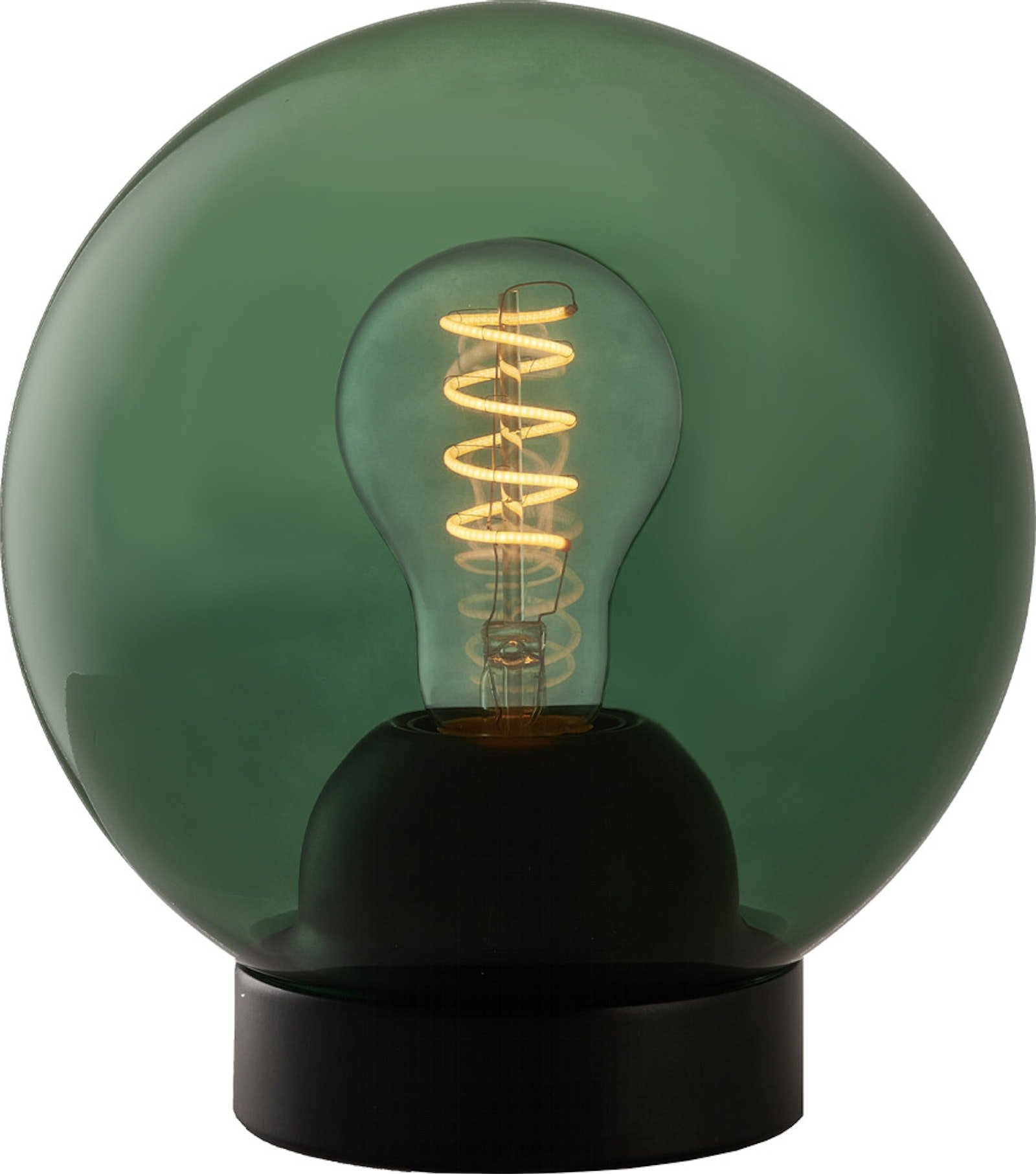 På billedet ser du variationen Bubbles, Bordlampe, E27, 60W fra brandet Halo Design i en størrelse D: 18 cm. x H: 20 cm. i farven Grøn