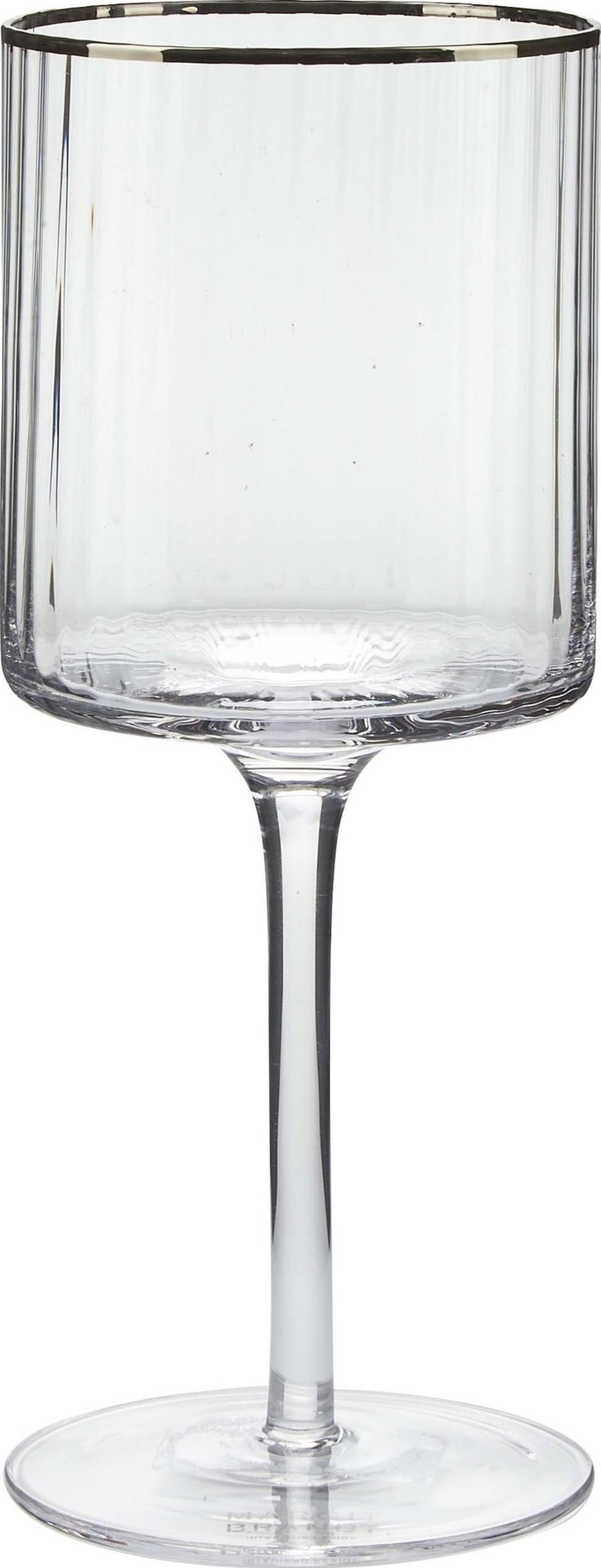 På billedet ser du Josephine, Hvidvinsglas, Glas fra brandet Margit Brandt i en størrelse D: 8 cm. x H: 20 cm. i farven Klar/Sølv