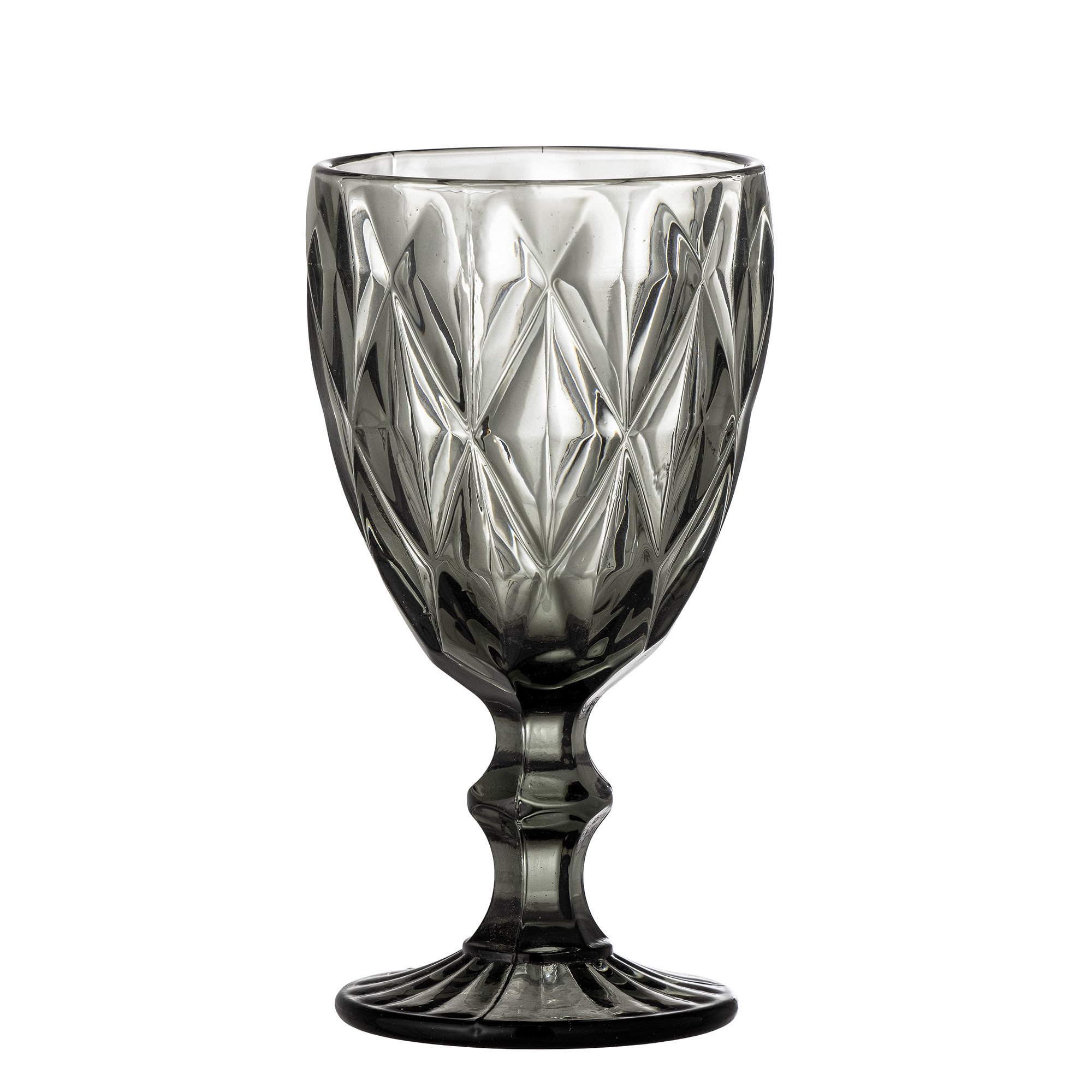 #2 - Asana, Vinglas, Glas by Creative Collection (D: 8,5 cm. x H: 15,5 cm., Grå)
